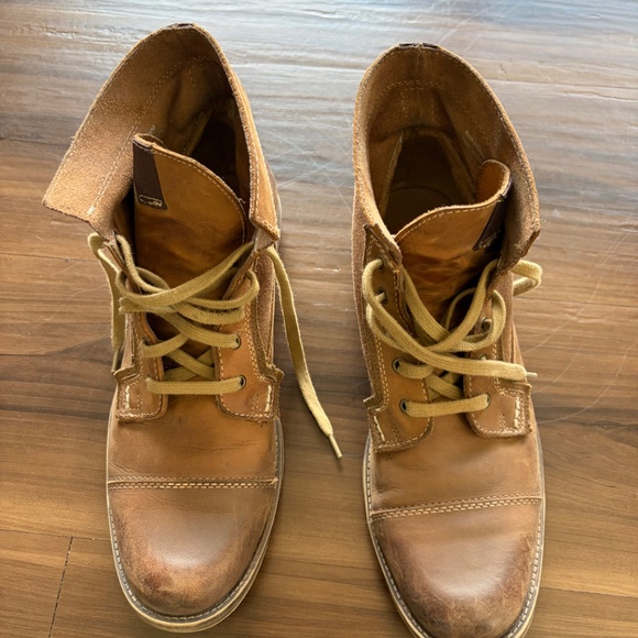 Aldo Leather Lace-up Ankle Boots - Size 8 main image 7